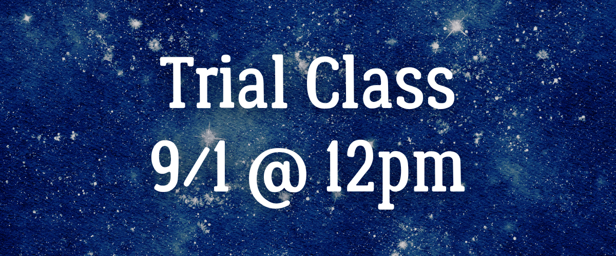 “Pay What You Want” Trial Class 9/1 @ 12pm&nbsp;ET